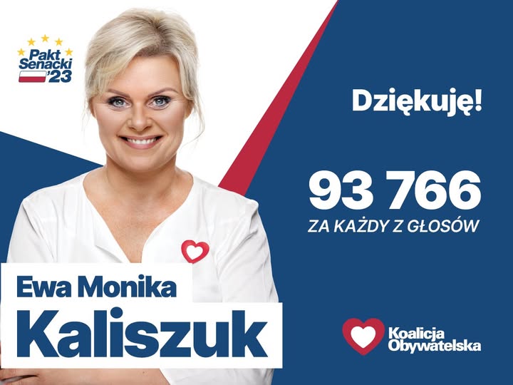Ewa Monika Kaliszuk - Senatorka RP